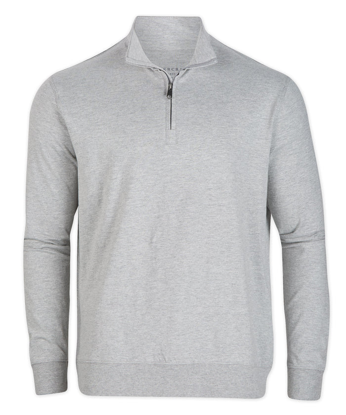 Boxercraft Men's Alumni Quarter-Zip Pullover Oxford Heather