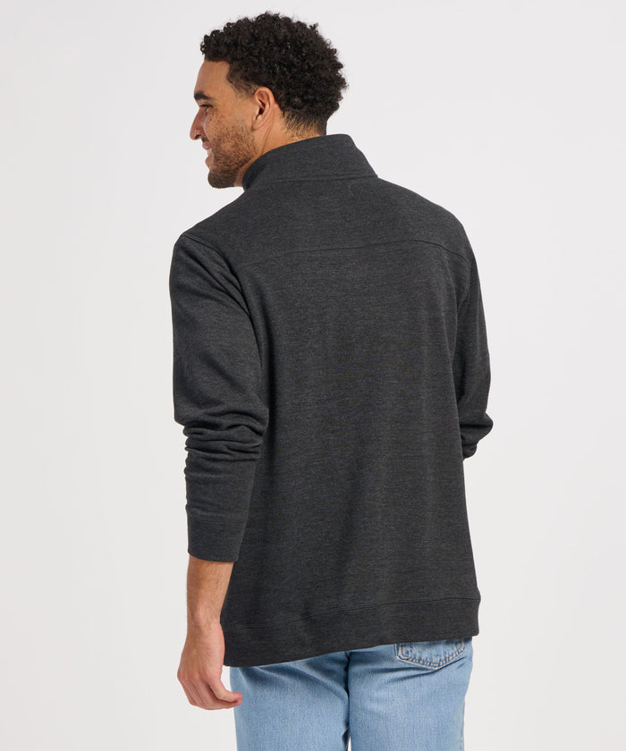 Boxercraft Men's French Terry Button Pullover Charcoal Heather