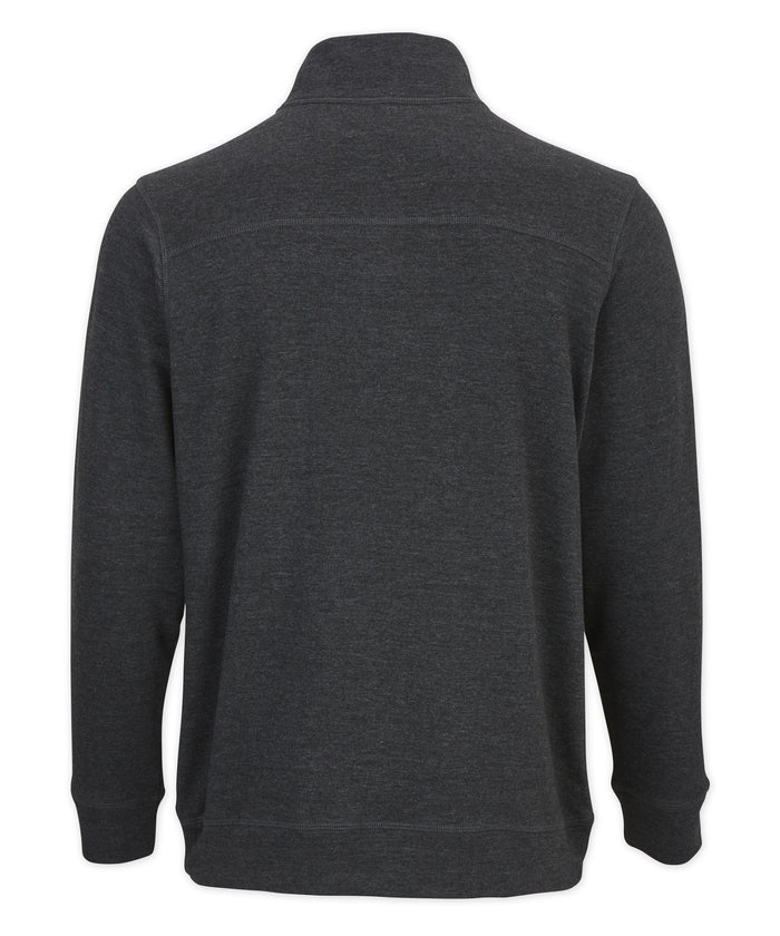 Boxercraft Men's French Terry Button Pullover Charcoal Heather