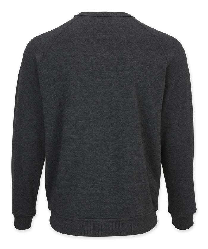 Boxercraft Men's French Terry Crew Charcoal Heather