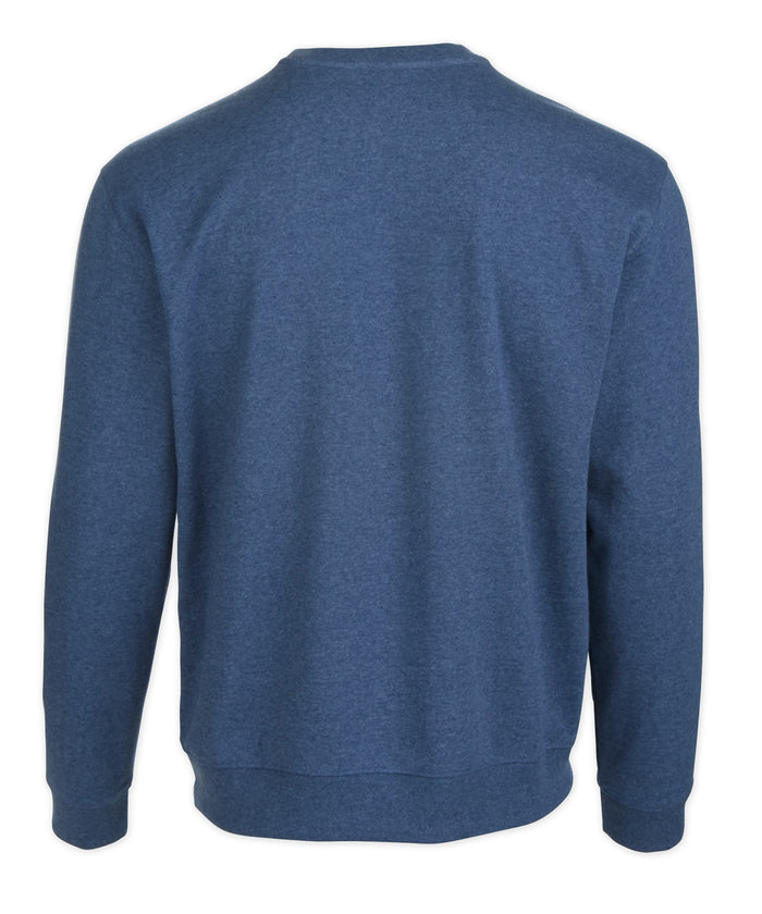 Boxercraft Men's Recrafted 100% Sustainable Fleece Crew Pullover Navy