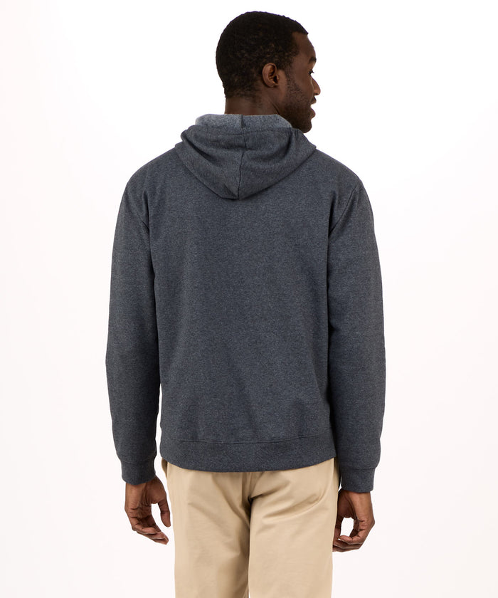 Boxercraft Men's Recrafted 100% Sustainable Fleece Hoodie Black Heather