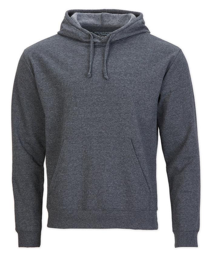 Boxercraft Men's Recrafted 100% Sustainable Fleece Hoodie Black Heather
