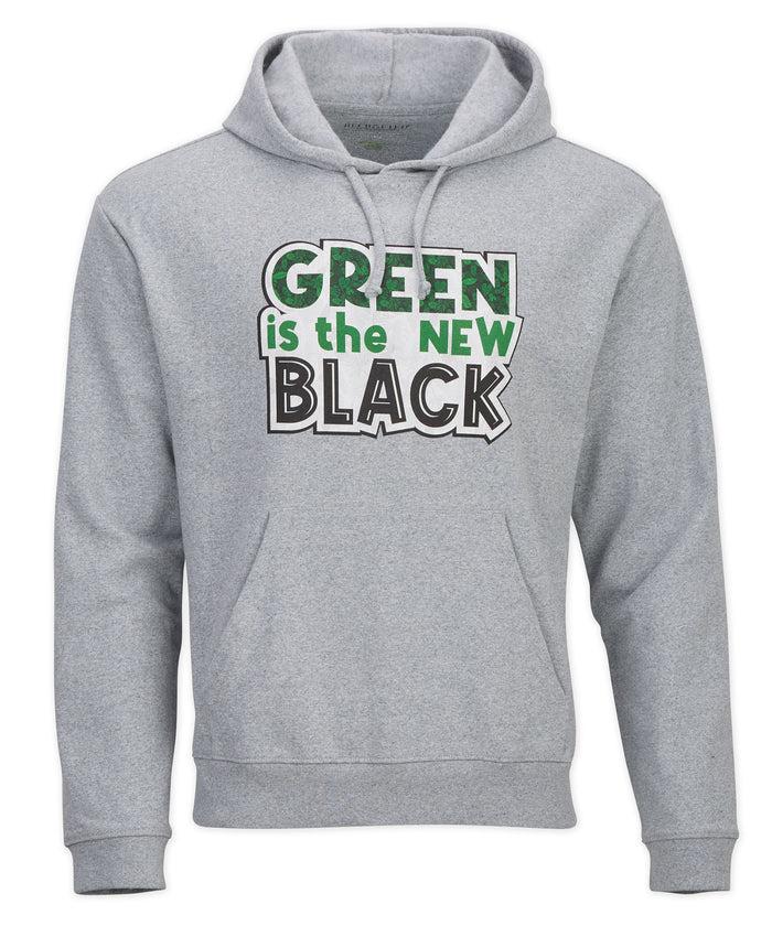 boxercraft Men's Recrafted 100% Sustainable New Black Hoodie Aluminum