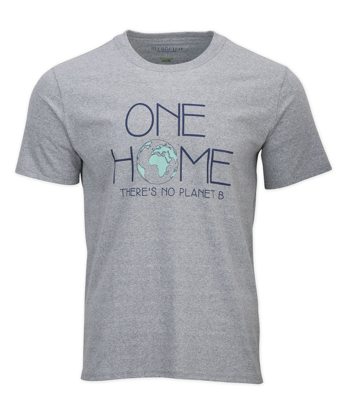 boxercraft Men's Recrafted 100% Sustainable One Home Tee Aluminum
