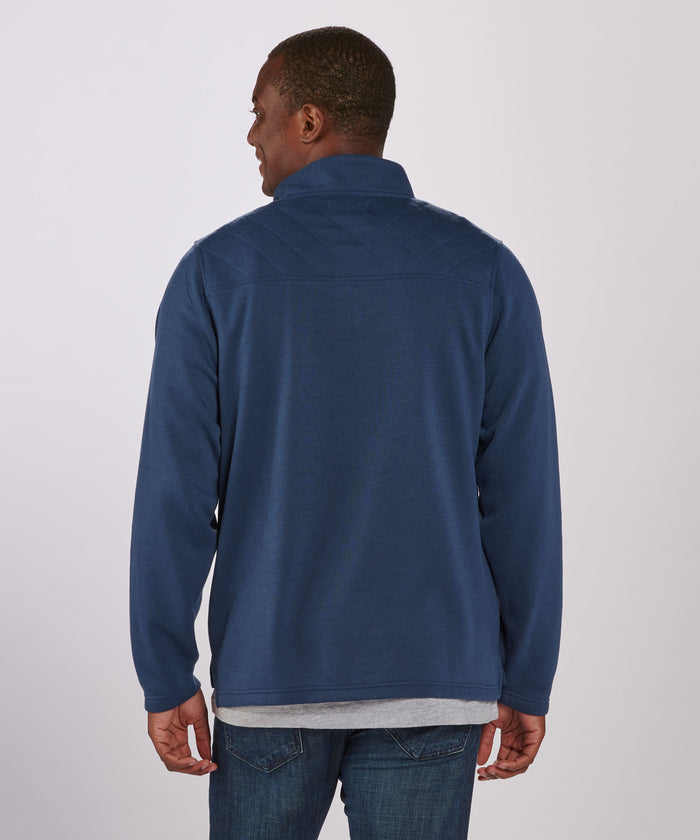 Boxercraft Men's Sullivan Quarter-Zip Pullover Indigo