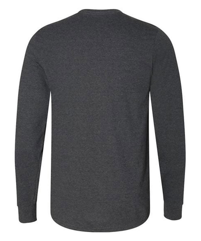Boxercraft Unisex Essential Long Sleeve Tee Charcoal Heather