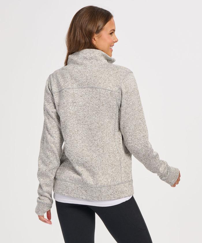 Boxercraft Women's Alpine Full-Zip Pullover Oxford Heather