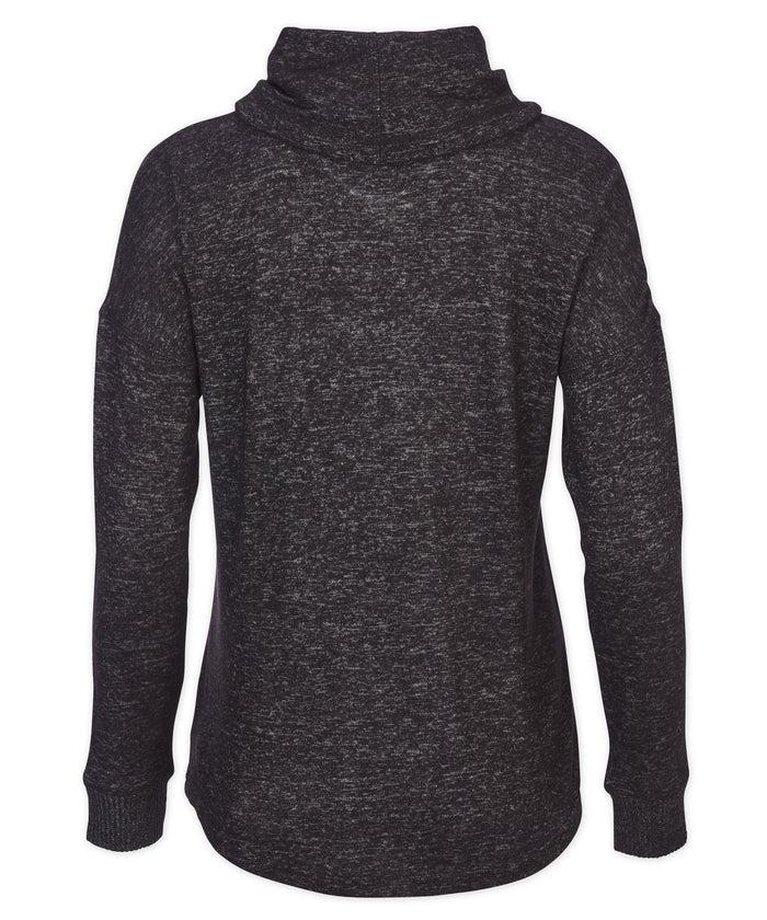 Boxercraft Women's Cuddle Cowl Pullover Black Heather