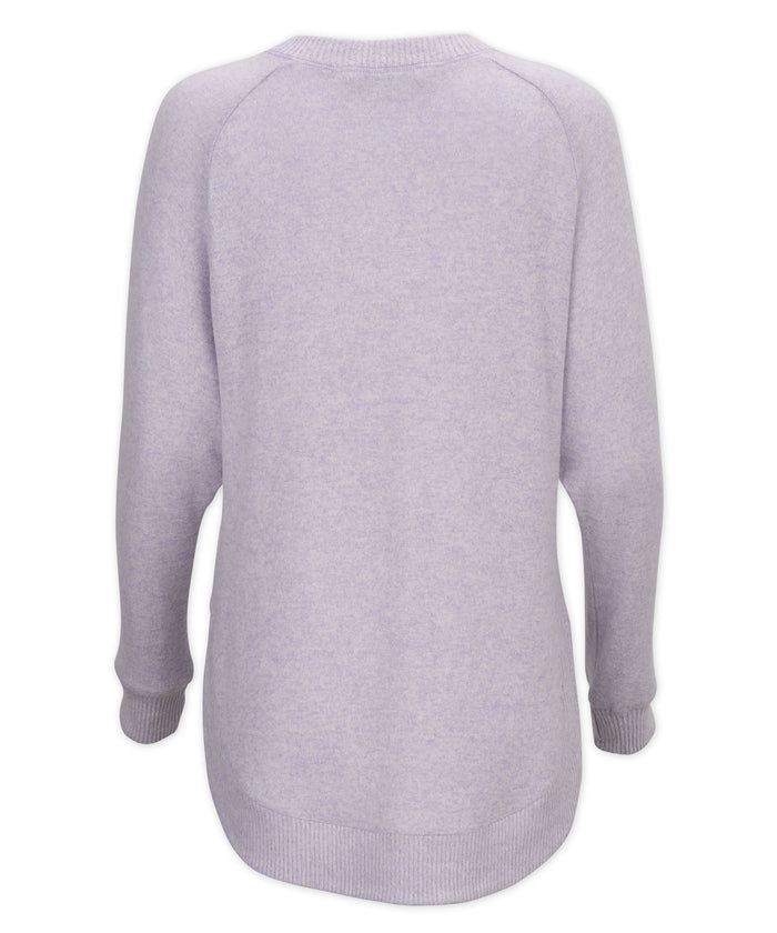 Boxercraft Women's Cuddle Oversized Crew Wisteria Heather