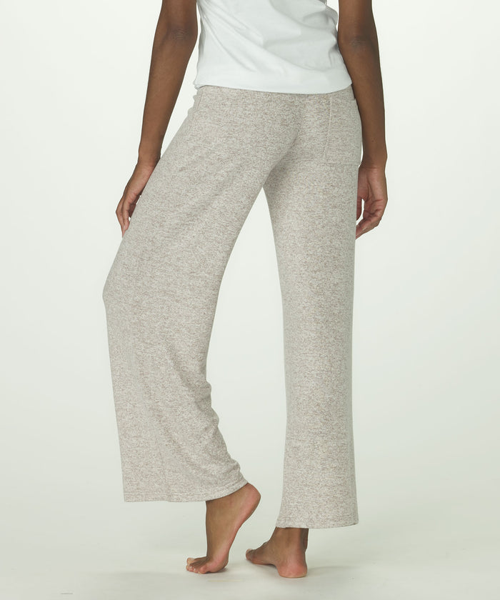 Boxercraft Women's Cuddle Wide Leg Pant Espresso Heather