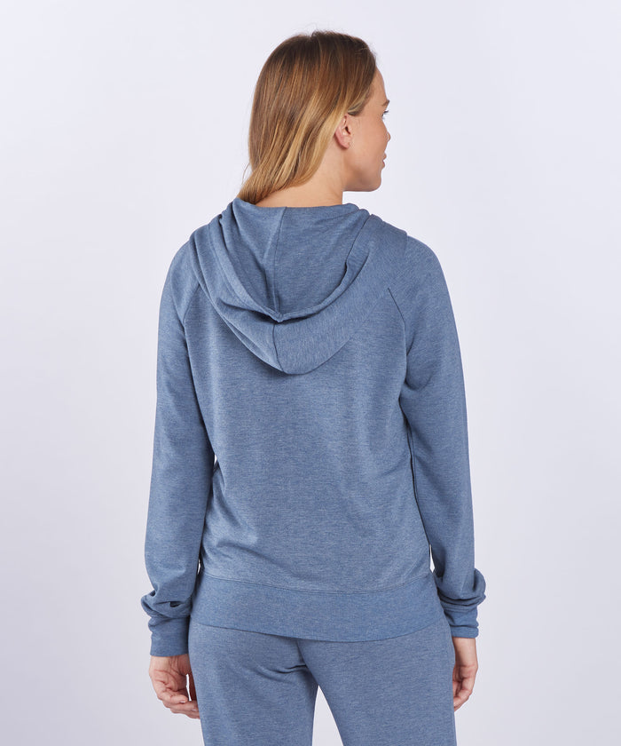 Boxercraft Women's Dream Fleece Full-Zip Hoodie Indigo Heather