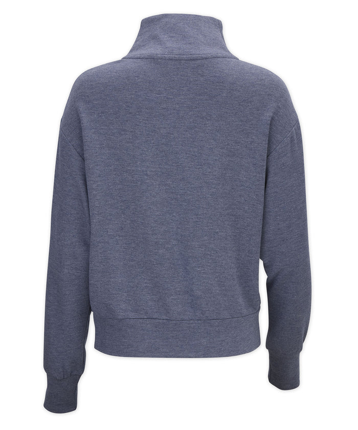 Boxercraft Women's Dream Fleece Quarter-Zip Pullover Indigo Heather