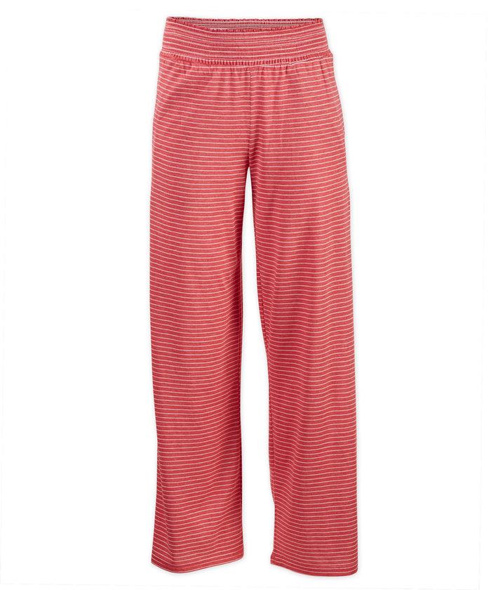 Boxercraft Women's Evelyn Wide Leg Pant True Red/White