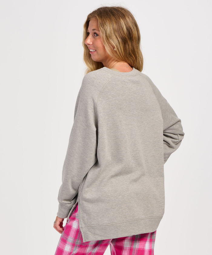 Boxercraft Women's Harlow Terry Pullover Oxford Heather