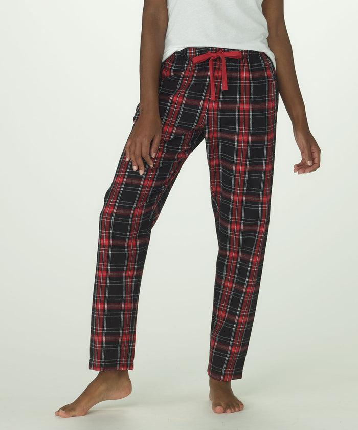 boxercraft Women's Holiday Flannel Pant Kingston Plaid