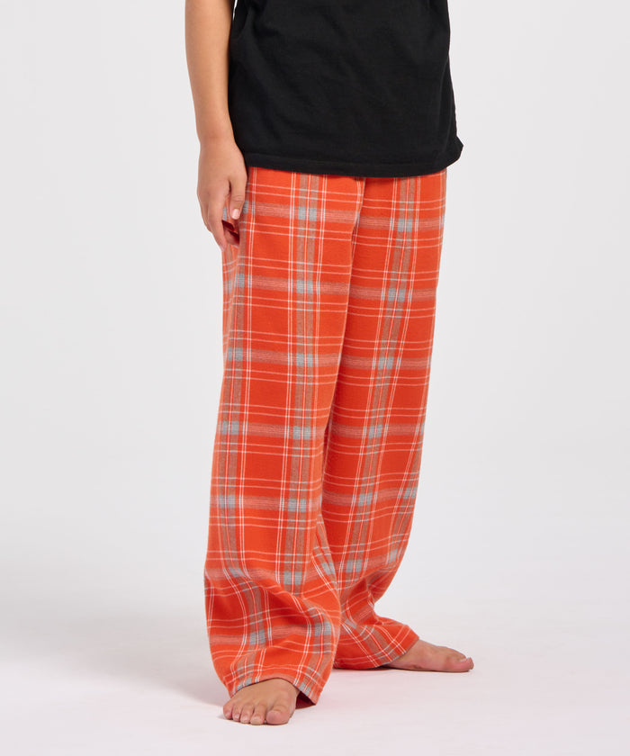 boxercraft Youth Polyester Flannel Pant Burnt Orange Kingston