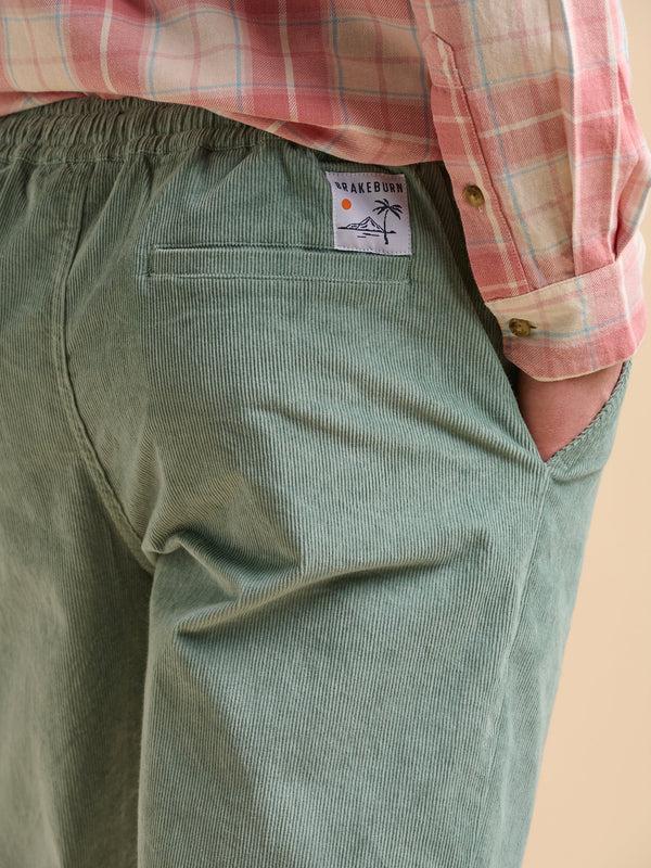 Brakeburn Aqua Corduroy Trouser
