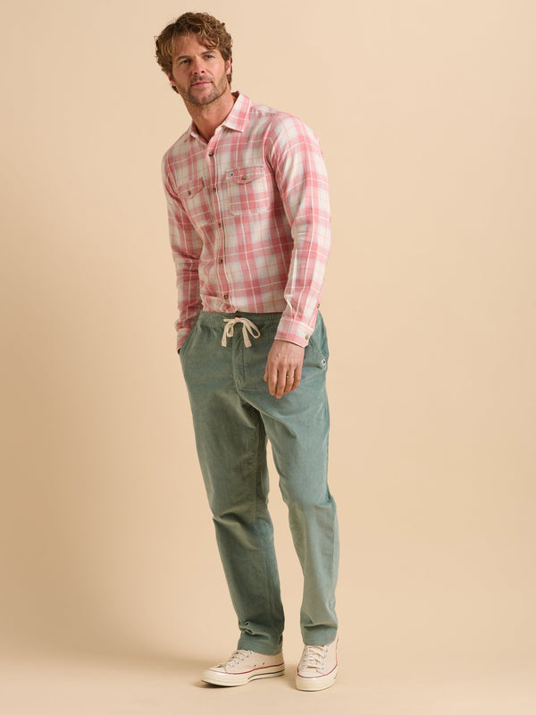 brakeburn Aqua Corduroy Trouser