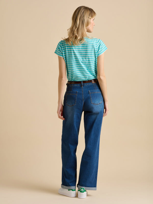 Brakeburn Aqua Stripe TShirt