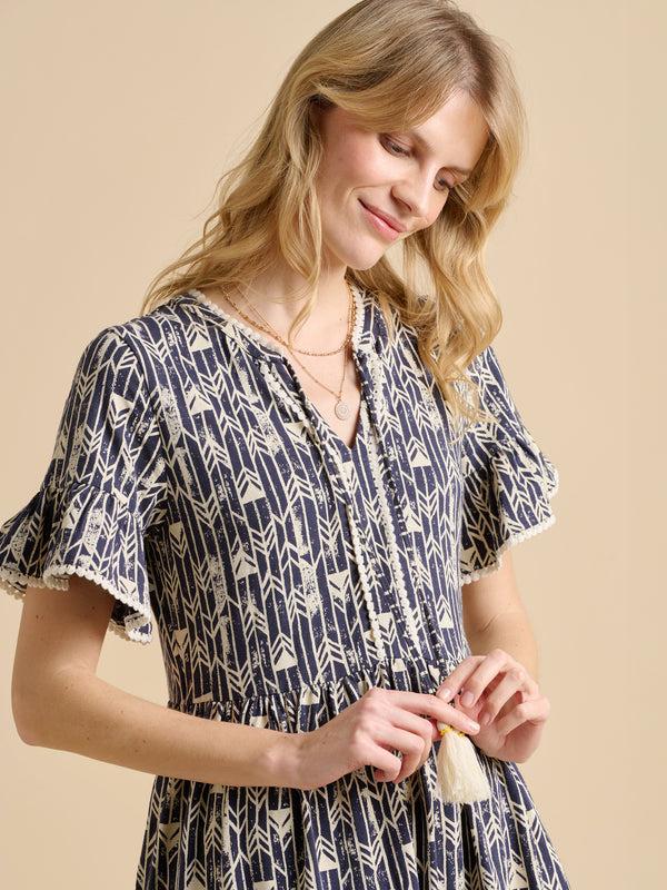 Brakeburn Arrows Midi Dress