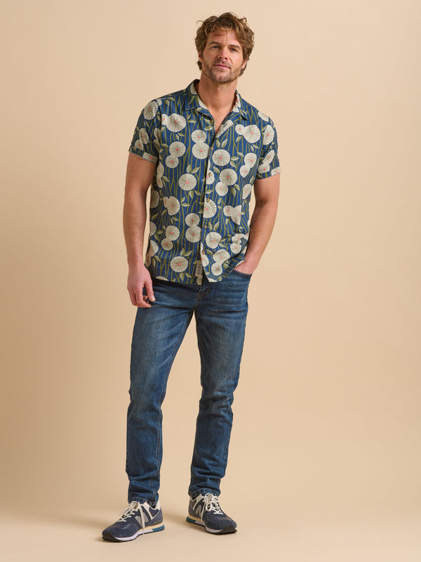 Brakeburn Bamboo Floral Resort Shirt