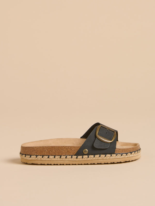 brakeburn Black Strap Sandals