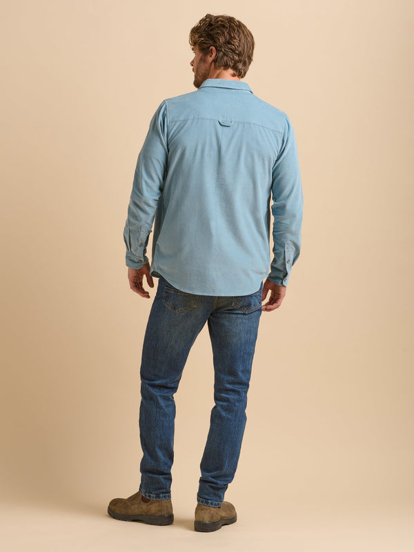 Brakeburn Blue Cord Shirt