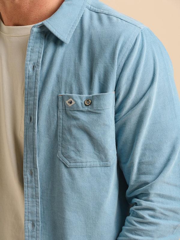 Brakeburn Blue Cord Shirt