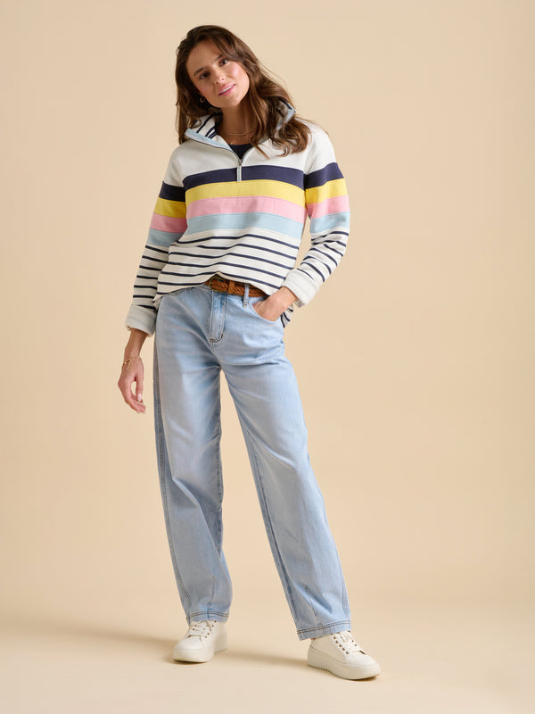 Brakeburn Chest Stripe Quarter Zip