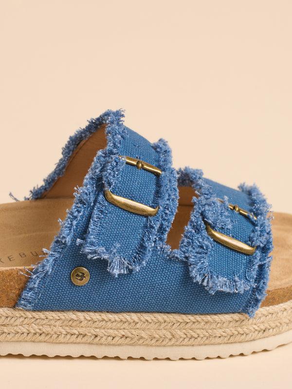 Brakeburn Denim Platform Sandals