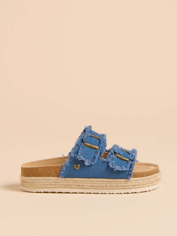 brakeburn Denim Platform Sandals