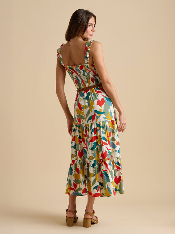 Brakeburn Falling Leaves Maxi Dress