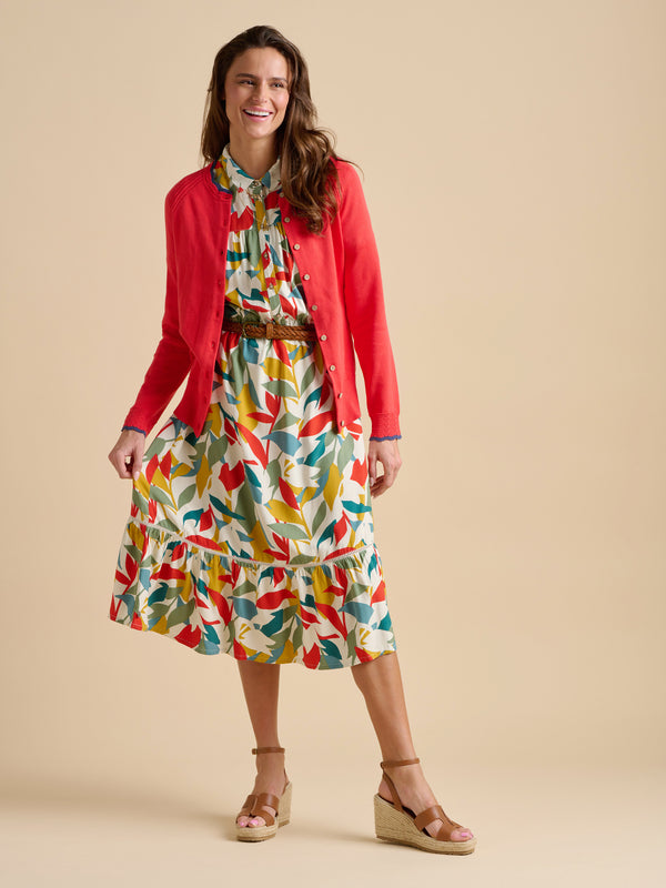 brakeburn Falling Leaves Midi Dress