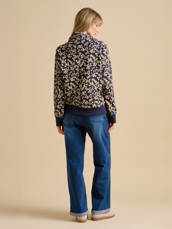 Brakeburn Floating Daisy Cowl Neck Sweat