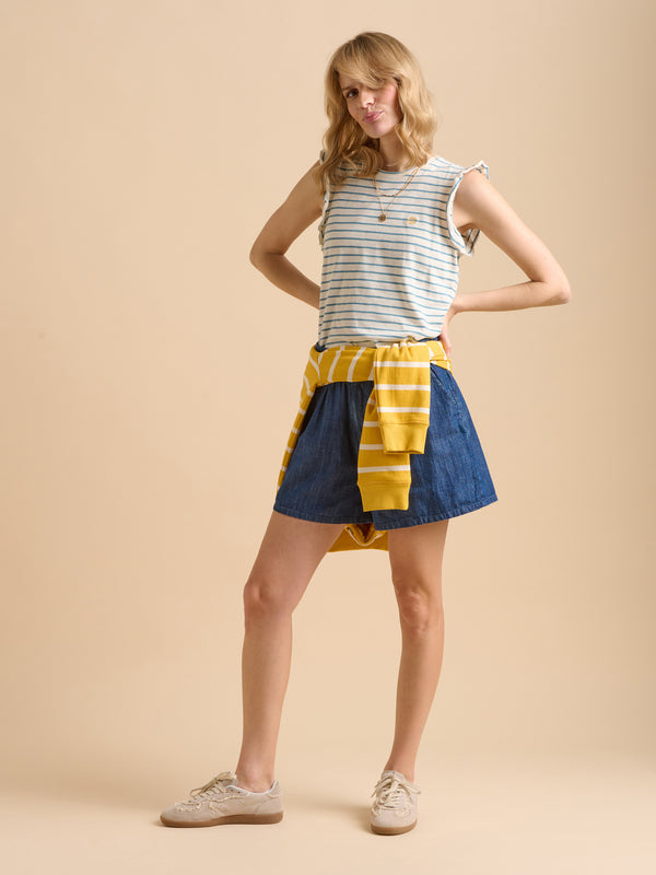 Brakeburn Flutter Sleeve T Shirt