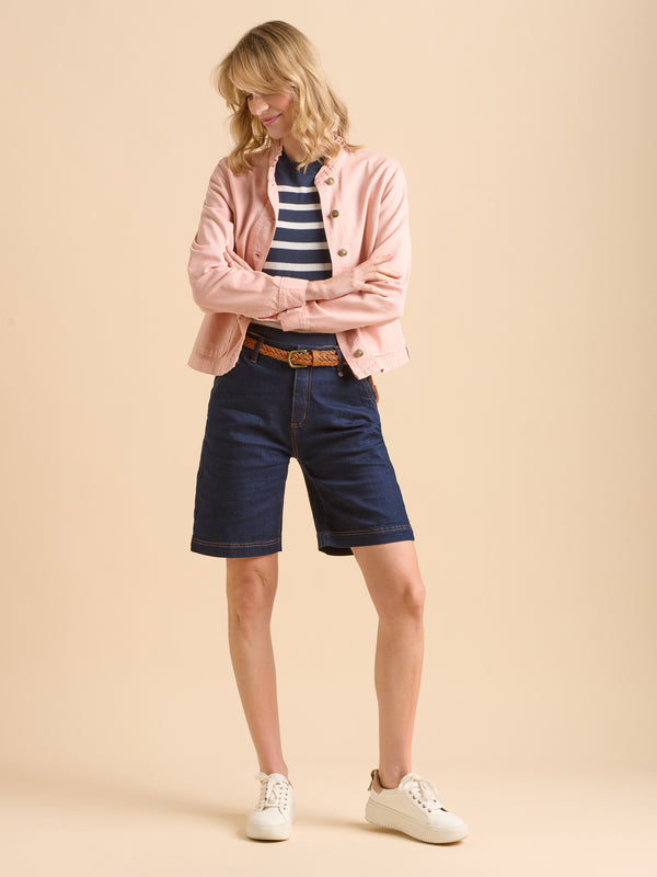 Brakeburn Frill Neck Denim Jacket