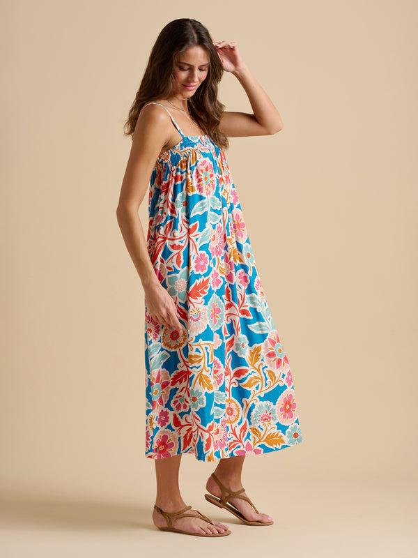Brakeburn Full Bloom Midi Dress