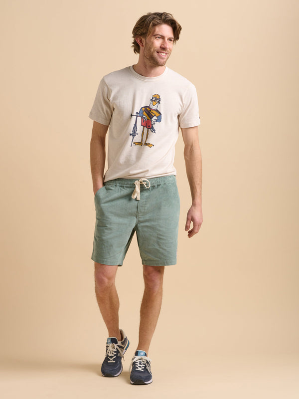 Brakeburn Green Cord Shorts