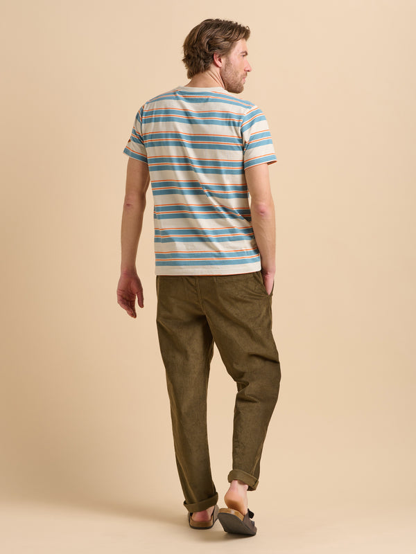 Brakeburn Khaki Corduroy Trouser