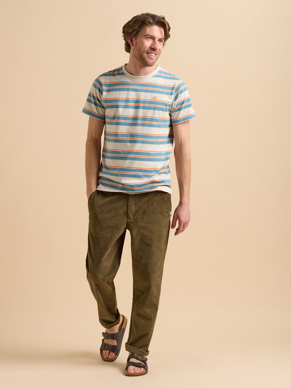 Brakeburn Khaki Corduroy Trouser