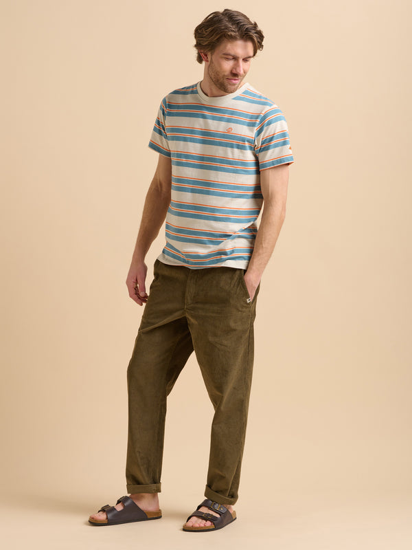 brakeburn Khaki Corduroy Trouser