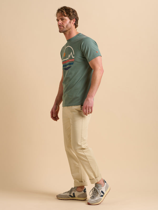 Brakeburn Linear Mountains Tee
