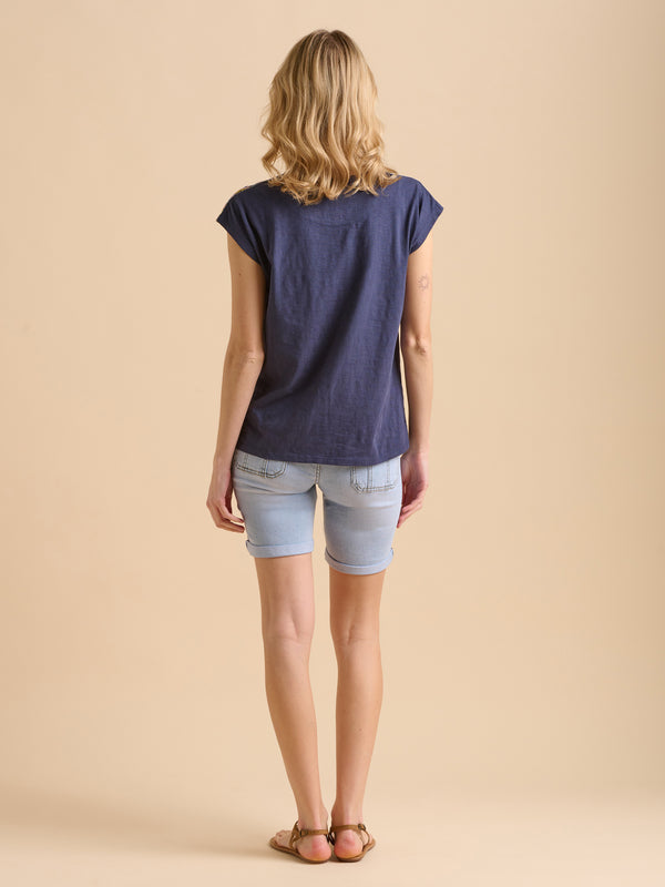 Brakeburn Mia Embroidered T Shirt