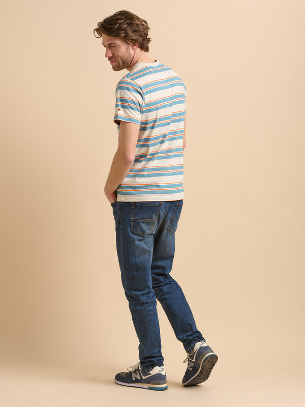 Brakeburn Multi Stripe Tee