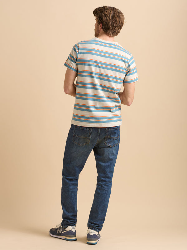 Brakeburn Multi Stripe Tee