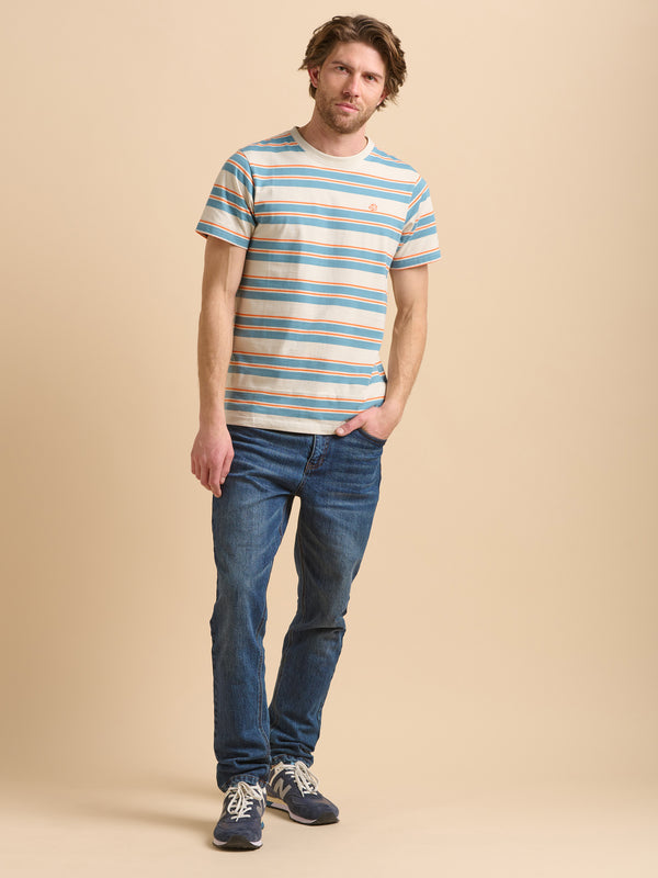 Brakeburn Multi Stripe Tee