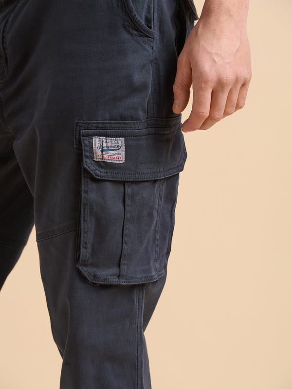 Brakeburn Navy Cargo Trousers