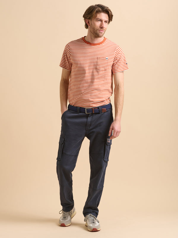 Brakeburn Navy Cargo Trousers