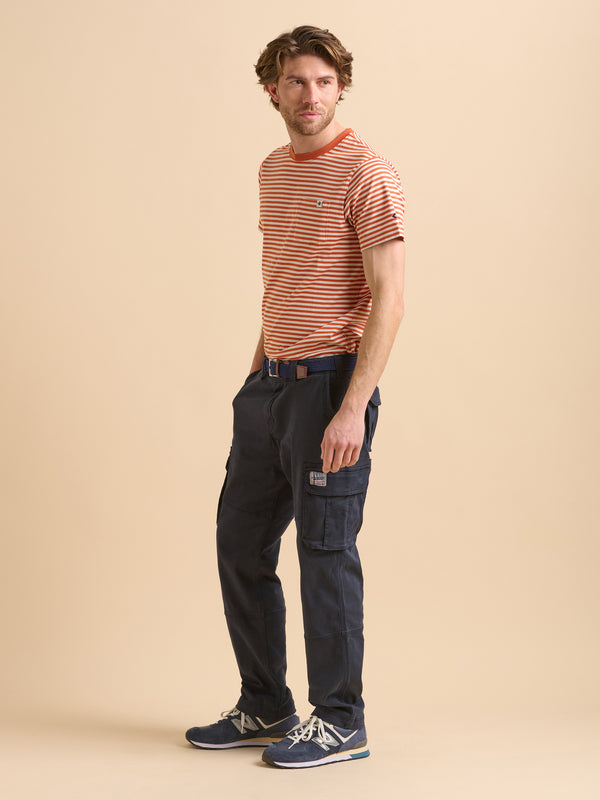 Brakeburn Navy Cargo Trousers